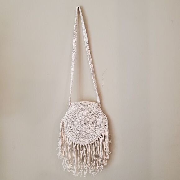 Boho Crochet Fringe Purse‎ - Picture 5 of 5